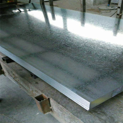 Quality  DC53D Cold Rolled Galvanized Steel Sheet Zinc Roofing 80g Sliver For Furniture factory