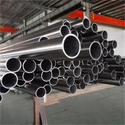 Quality  ASME 316L Stainless Steel Pipe Tube Round Tubing 6000mm White Silver factory