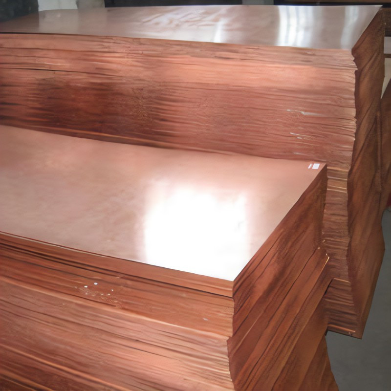 AISI TP2 Large Copper Sheet Metal 1.8mm Thick Orange Color For Marine