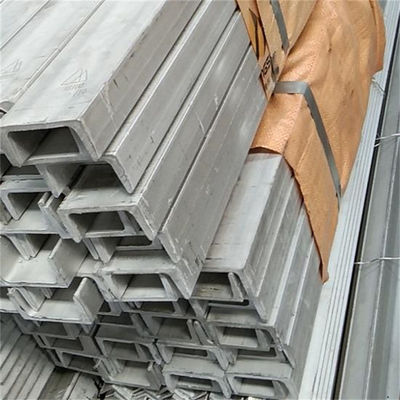 120mm U Channel Steel Beam 420 5.5mm SS U Channel Hot Rolled For Waste Treatment