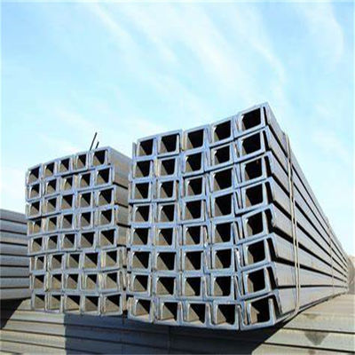 310S U Shape Steel Beam Hot Rolled ASTM 80mm Box Steel Channel For Chemical Use