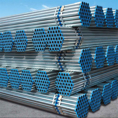 DX53D Galvanised Irrigation Pipes Zinc Coated 6m Galvanised Round Tube