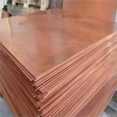 Folha de cobre AISI 1,2 mm H59 brilhante meio macio C10400 C10500