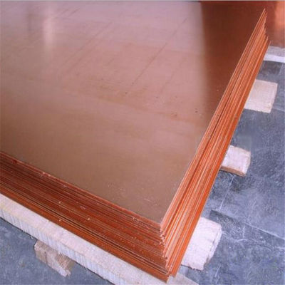 ASME Mirror Polished Copper Sheet Plate 0.4mm Golden Bright Surface