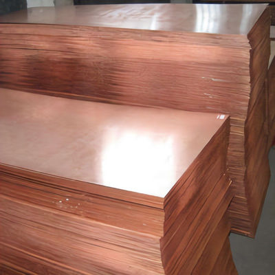 AISI TP2 Large Copper Sheet Metal 1.8mm Thick Orange Color For Marine