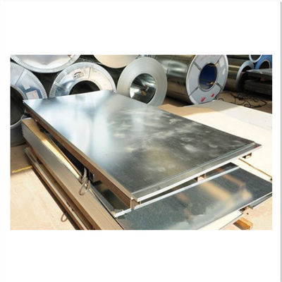 DC53D Cold Rolled Galvanized Steel Sheet Zinc Roofing 80g Sliver For Furniture