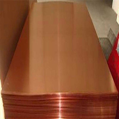 AISI TP2 Large Copper Sheet Metal 1.8mm Thick Orange Color For Marine