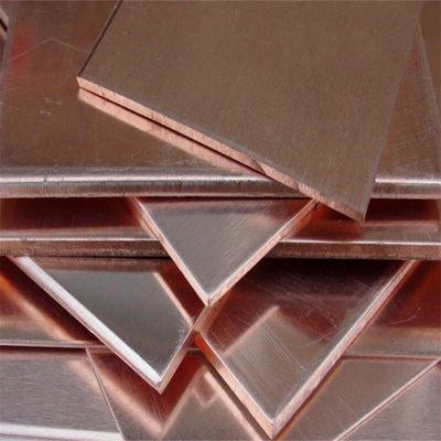 JIS C12200 Copper Sheet Plate 1.2mm Thick Smooth Surface Customized Size