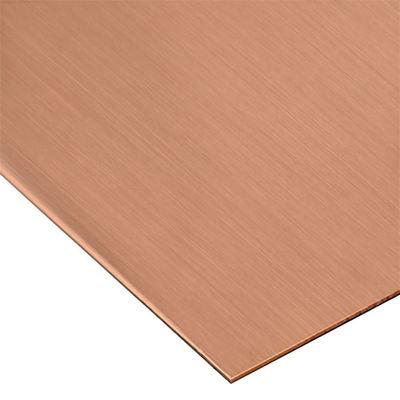 Smooth Surface C10200 Copper Sheet Plate 2mm Thick Purple For Architecture