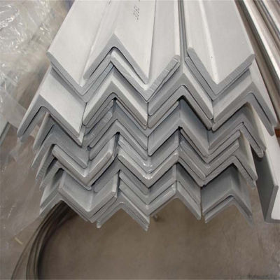 316L 304 Stainless Steel Angle Bar Unequal ASTM Grey 6m Length Machine Parts
