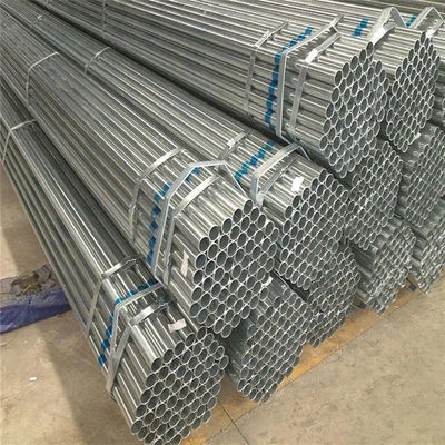 6mm Hot Dipped Round Galvanized Steel Pipe SGCC 89mm OD For Bookshelf