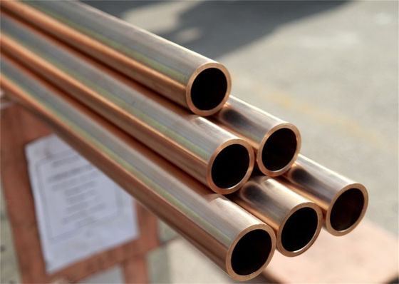 H68 AISI Copper Pipe Tube 108mm OD 3.5mm Thick Copper Alloy Pipe