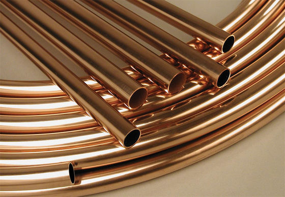 H68 AISI Copper Pipe Tube 108mm OD 3.5mm Thick Copper Alloy Pipe