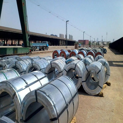 DC53D Z100 Hot Dipped Steel Coil 6mm Thick 1000mm Galvanised Steel Roll