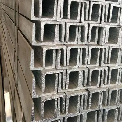 EN 304 Stainless Steel Channel Beam 6.5mm Hot Rolled Building Use Sliver Color