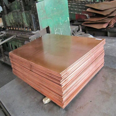 0.8mm T2 JIS Copper Sheet Metal Color Smooth Surface Architecture Use