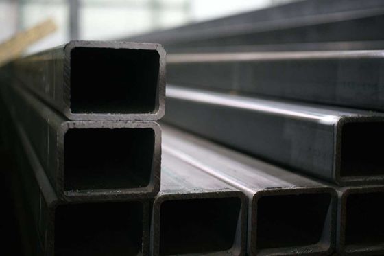 Q235 MS Piping Carbon Steel Rect / Square Pipe 6m Length 50*100mm 2.5mm AISI GB