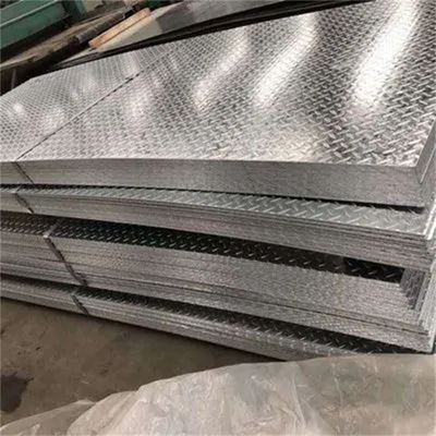 Embossed 304 Stainless Steel Sheet Checkered Inustry 1500mm Width 4mm Thickness