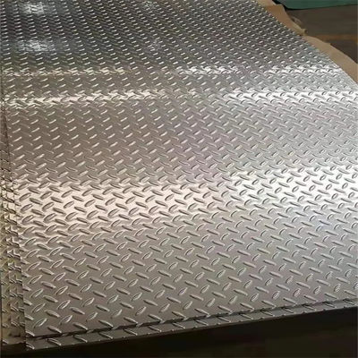 Anti Skidding Stainless Steel Embossed Plate 304 Patterns Sheets 2mm Thickness