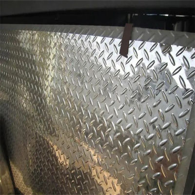 Anti Skidding Stainless Steel Embossed Plate 304 Patterns Sheets 2mm Thickness