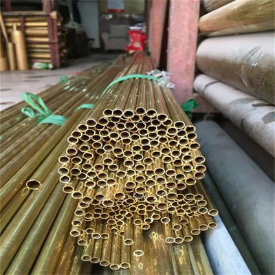 Customized H59 Copper Brass Piping Tube 1mm 8mm Outer Diameter Liquid Transfer