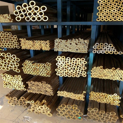 Customized H59 Copper Brass Piping Tube 1mm 8mm Outer Diameter Liquid Transfer