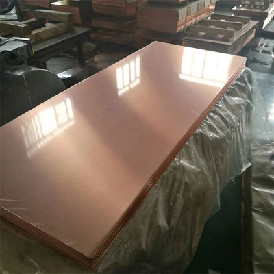 T2 Grade Copper Plate Sheet 0.8mm Customized ASTM Structure Material