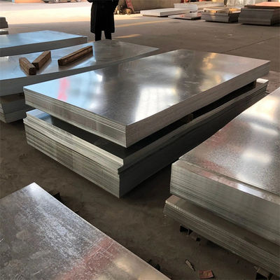 SPCC Galvanized Steel GI Sheets Plate 5mm Z120 Customized  Construction Use