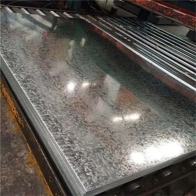 Zinc GI Plates Galvanized Steel Sheets DX51D GB 1500 * 6000mm Size 4mm 100g
