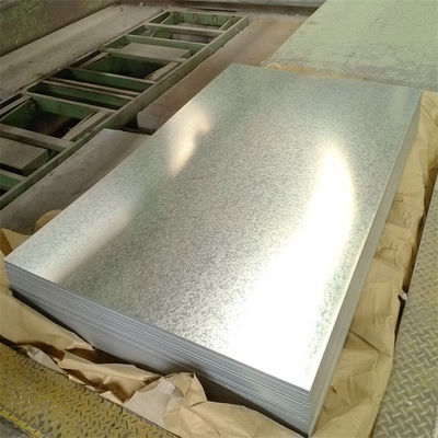 Zinc GI Plates Galvanized Steel Sheets DX51D GB 1500 * 6000mm Size 4mm 100g