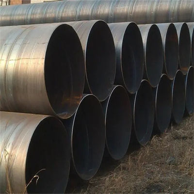 MS Spiral Steel Tubes And Piping 159mm OD 6mm Thickness Chemical Industry Q345B