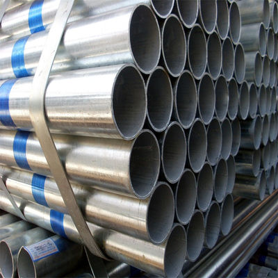 Hot-Dipped Galvanized Round Steel Pipes Available For Surface Treatment