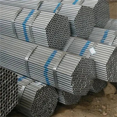 Highly Durable Galvanized Steel DC51D Pipes 48mm  For Etc. Applications