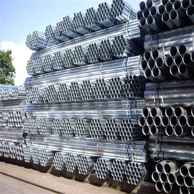 Hot-Dipped Galvanized Round Steel Pipes Available For Surface Treatment