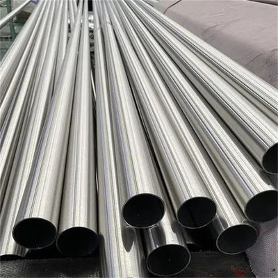 ERW Stainless Steel Pipe Tube 4mm To 2500mm Matt Black Surface