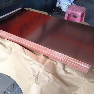 3mm Thickness Copper Plate Metal Standard GB/T 5231-2012 TP1 Garde 1250mm Width