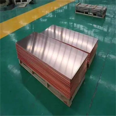 C11000 Grade Flat Copper Plate 6mm 8mm Thickness JIS Standard