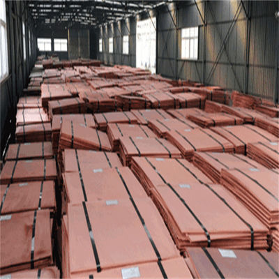 Copper Cathode 99.99% Purity Copper Sheet Plate 3mm Customized Size GB Standard