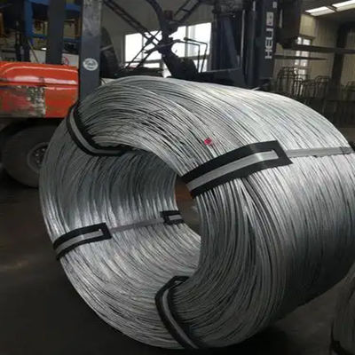 Standard MTC Certification Galvanized Steel Wires Zinc Coating Of 15g/m2-600g/m2