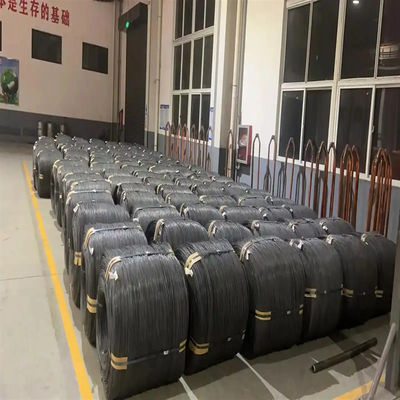 Black EN GB 0.6mm Thickness BWG Gauge Standard Steel Wires In Coil