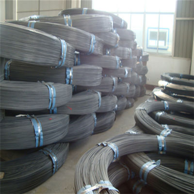 Black Low Carbon Steel Wires In Coil GA 20 21 Customized Size Steel Rope Rod