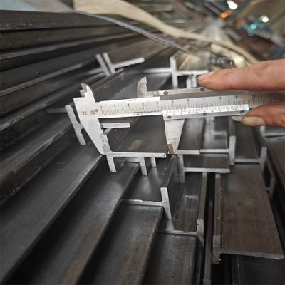 Carbon Steel T Beam MS T Bar Hot Rolled Welded T Section 50*50*6*6mm Size 6m 12m Length Painting Surface Available