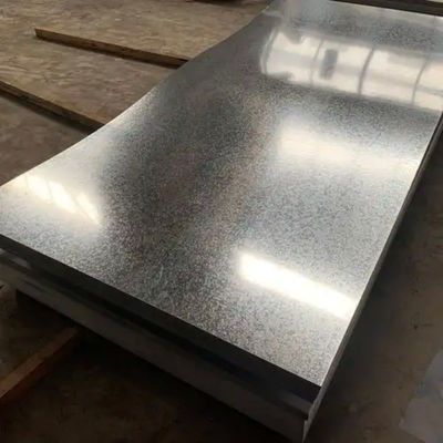 Customized DX51D 65g/m2 RAL Galvanized Steel Sheets Spangle Hot Dipped GI Colored Sheets