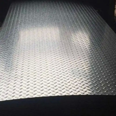 SPCC Z60 Hot-dipped Embossed Galvanized Steel Sheets Checkered GI Antisikd Sheets Customized Packing