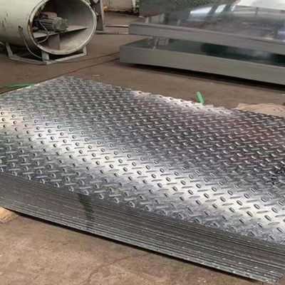SGCC Z30 Electronic Checkered Galvanized Steel Sheets GI Non-slip Plates Customized Size