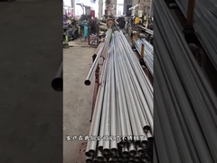 Production and packaging of stainless steel pipes