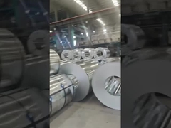 Galvanized steel coil inventory display